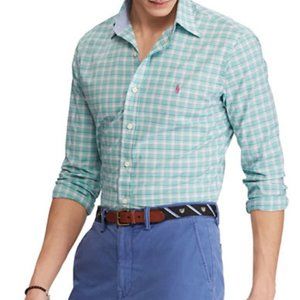 Ralph Lauren LS Classic Fit Plaid Stretch Shirt